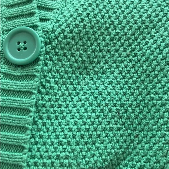L.L. Bean Women’s Vintage Green Button Down Knit Cardigan - L - Picture 5 of 8